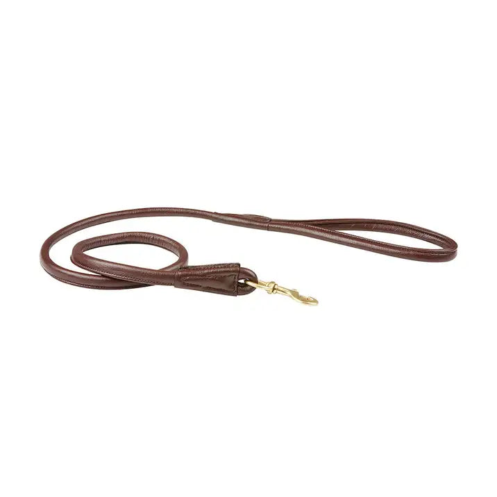 Weatherbeeta Rolled Leather Dog Lead